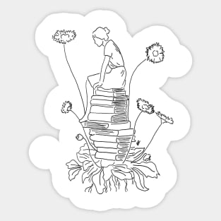 literature is my favorite world Sticker